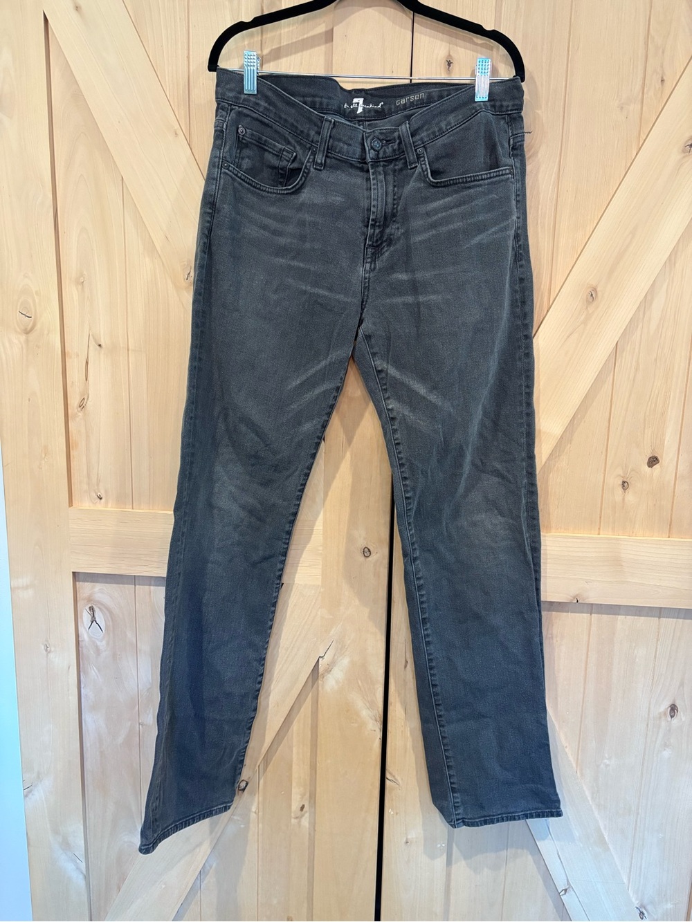 7 For All Mankind Men's Carsen Jeans - Grey